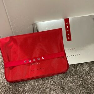 Prada makeup bag